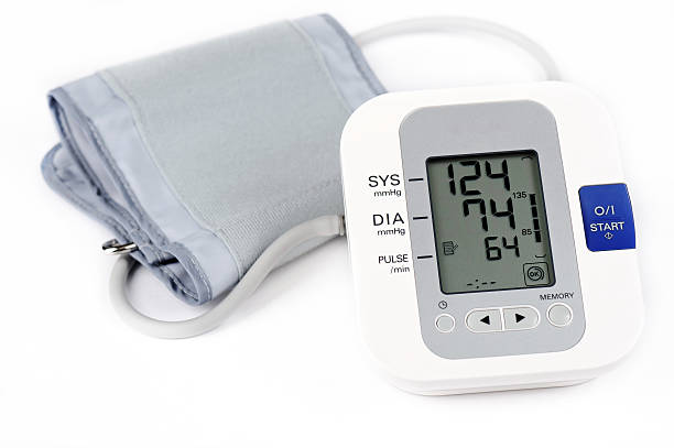デジタル血圧モニタ ストックフォト