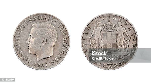 2drachmenmünze Griechenland 1967 Stockfoto und mehr Bilder von 1967 - 1967, Altertümlich, Antiquität