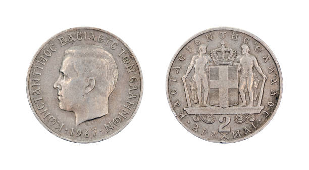 istock 2-Drachma-Coin, Greece, 1967 171312139
