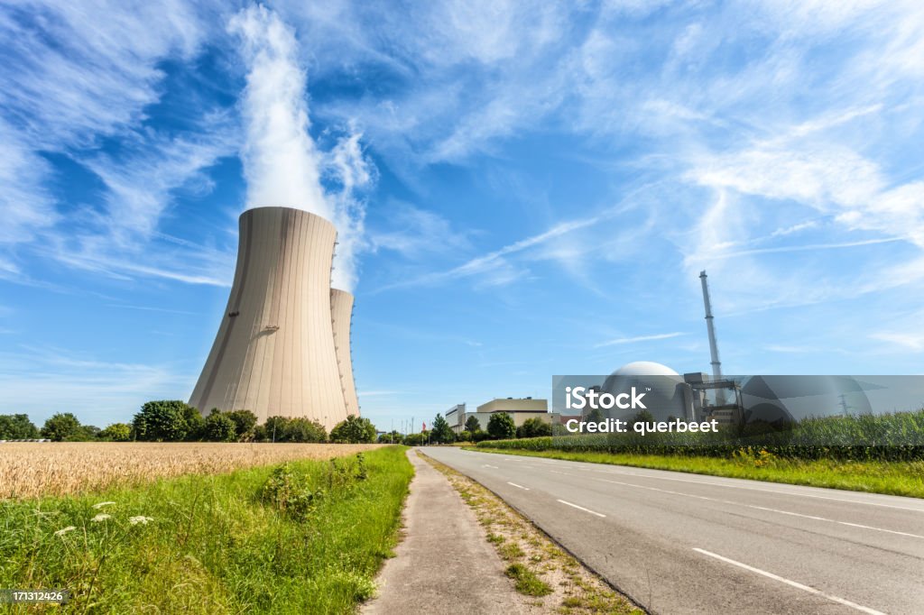 Nuclear Power Station - Lizenzfrei AKW-Reaktorbereich Stock-Foto