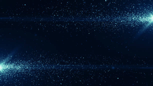istock Particles Blue dust abstract light bokeh motion titles cinematic background 1713125510