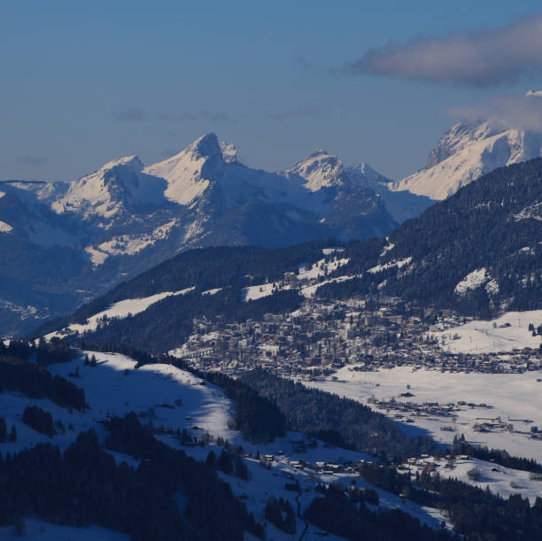 istock Swiss village Aigle in winter. 1713127260