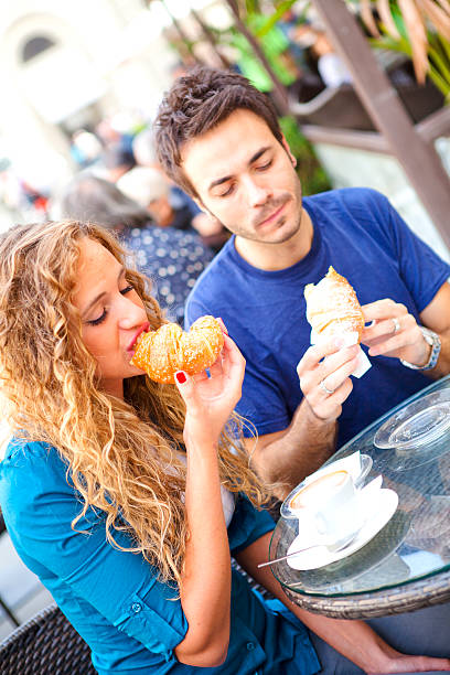 istock Happy Friends having a Traditional Italian Breakfast 171312728