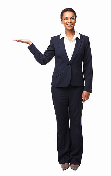 istock Young Businesswoman Presenting a Product - Isolated 171312977