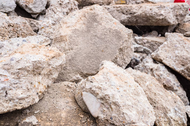 istock Rubble of a ruined road. 1713131182