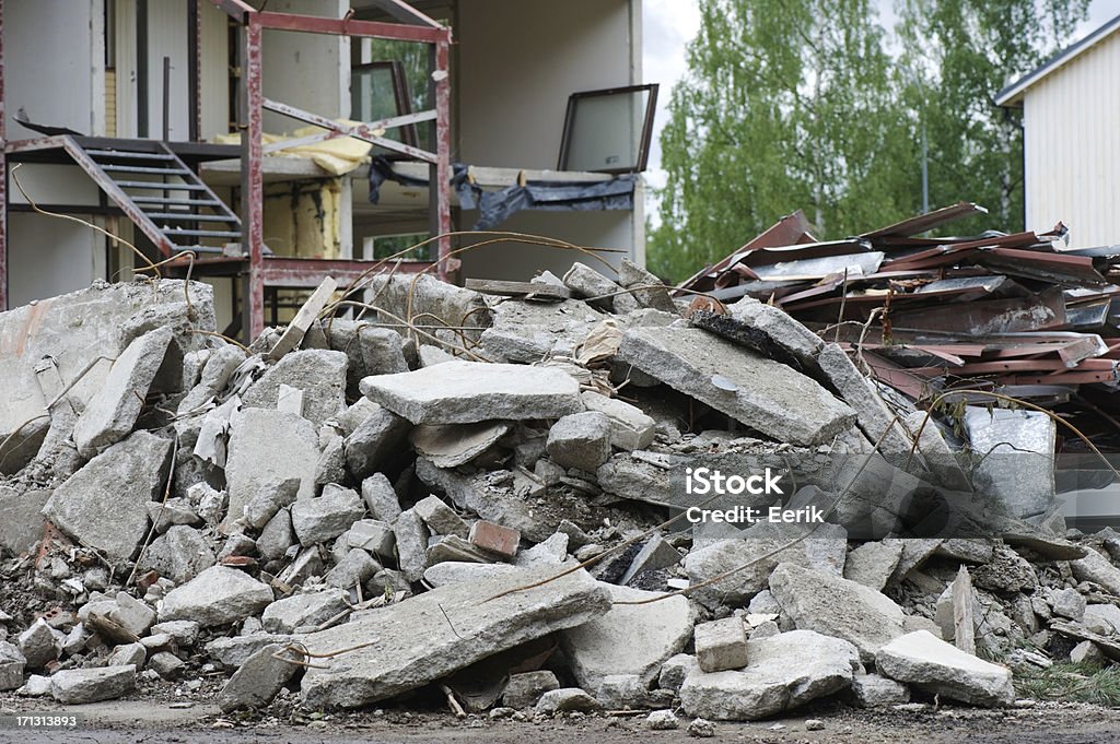 Abbrucharbeiten - Lizenzfrei Baugewerbe Stock-Foto