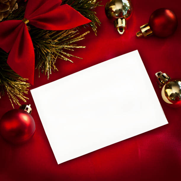 istock Christmas card with decorations 171314015
