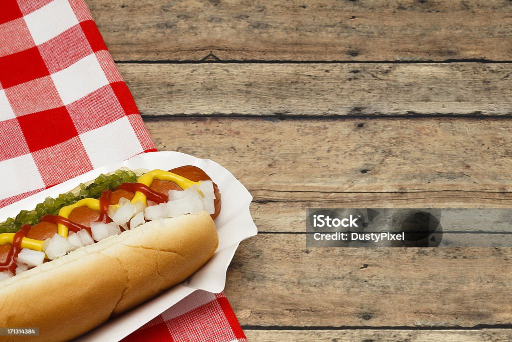 Piquenique Hotdog - Royalty-free Piquenique Foto de stock