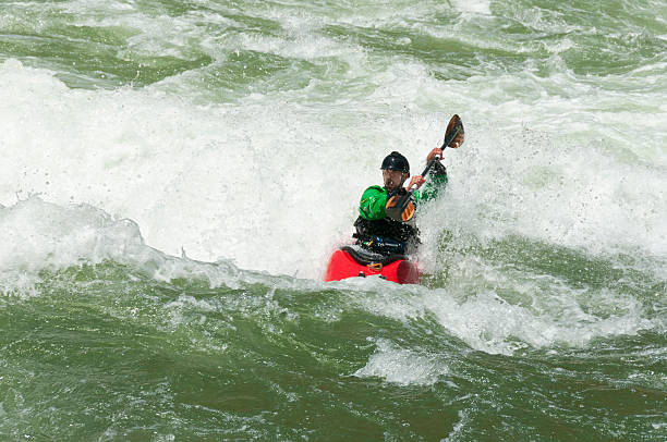 istock Kayak Enters Crystal Rapid 171314719