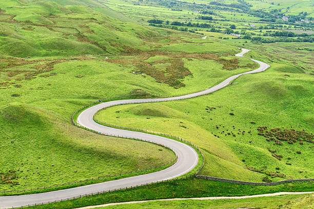 istock Edale Valley Road, Peak District National Park 171314891
