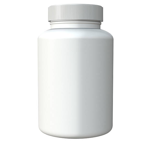 3 d пластмассовая тара - plastic container blank bottle medicine стоковые фото и изображения