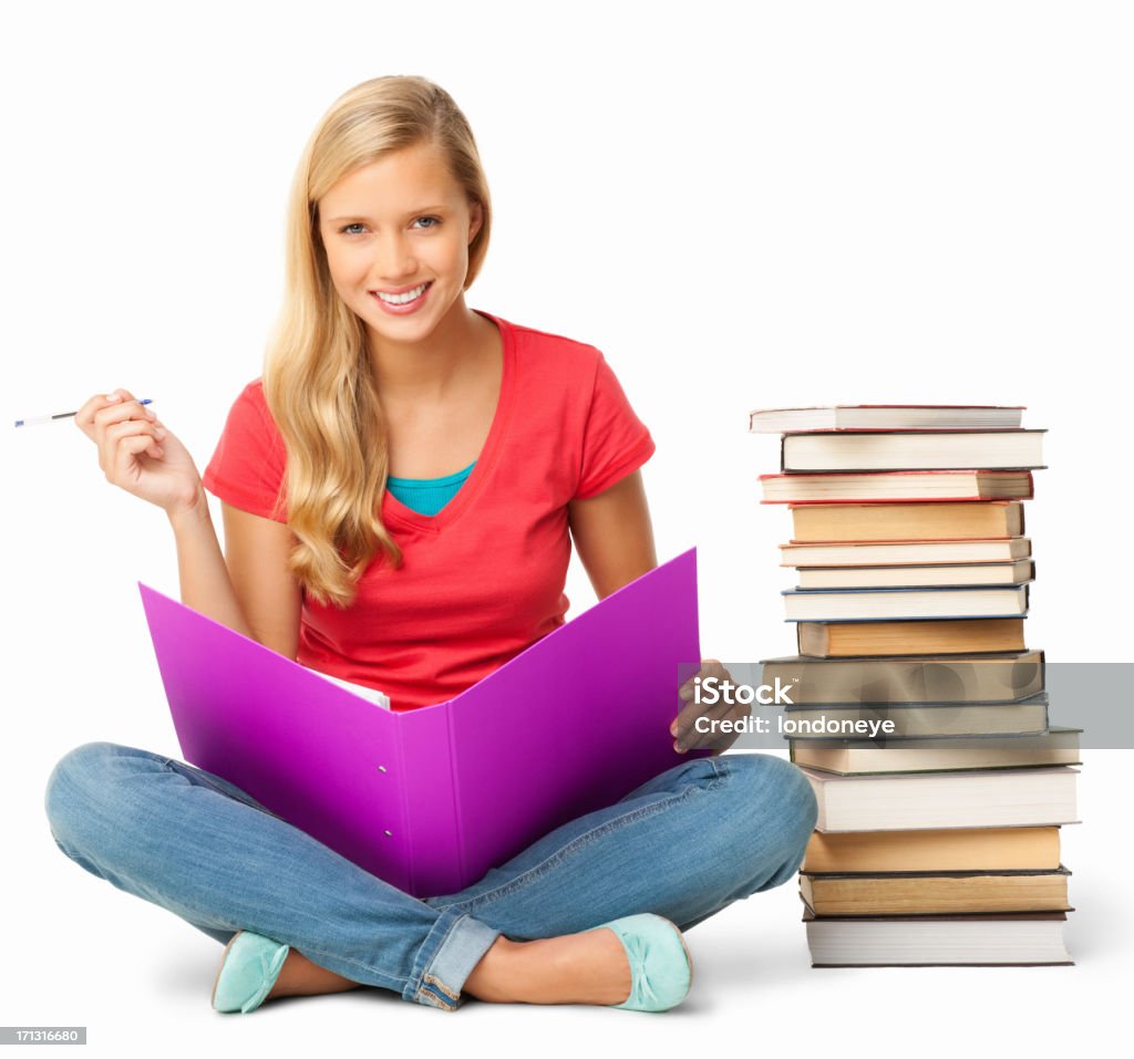 Apprentice Completing Assignment Woman Completing Assignment Isolated Stock Photo - Download Image Now ...