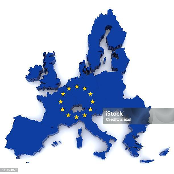 Europäischen Union Karte Stockfoto und mehr Bilder von Karte - Navigationsinstrument - Karte - Navigationsinstrument, Europäische Union, EU-Währung