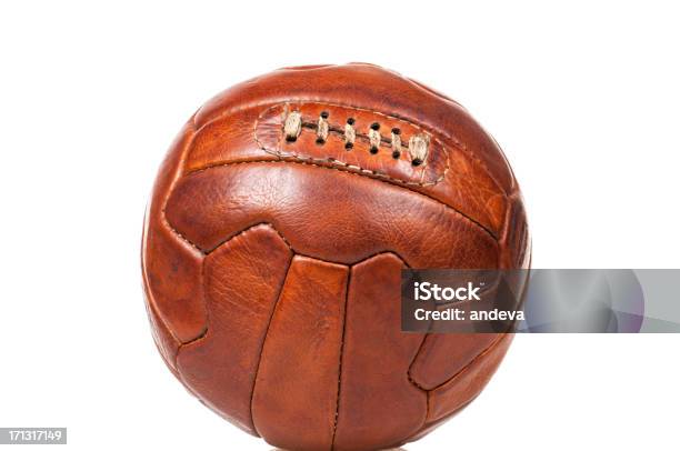 Retrostil Fußball Ball Stockfoto und mehr Bilder von Alt - Alt, Freisteller – Neutraler Hintergrund, Fußball