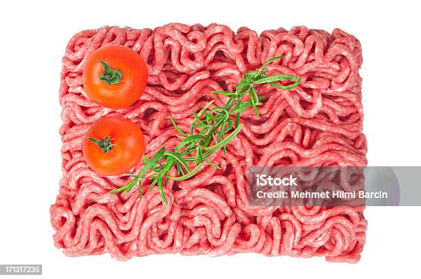 Raw Carne Picada Foto de stock y más banco de imágenes de Alimento - Alimento, Bistec, Carne