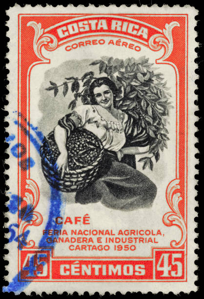 istock Costa Rica coffee beans postage stamp 171317447