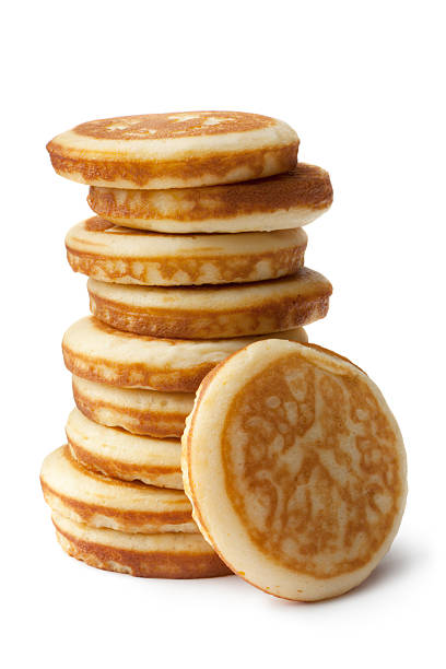 istock Breakfast Ingredients: Pancakes Isolated on White Background 171317643