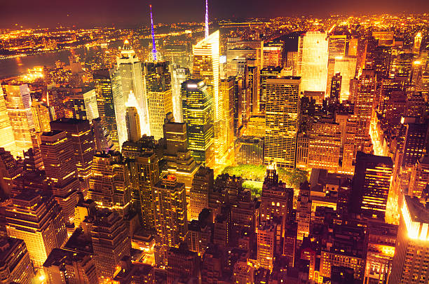 istock Aerial View over Manhattan Skyline 171317820