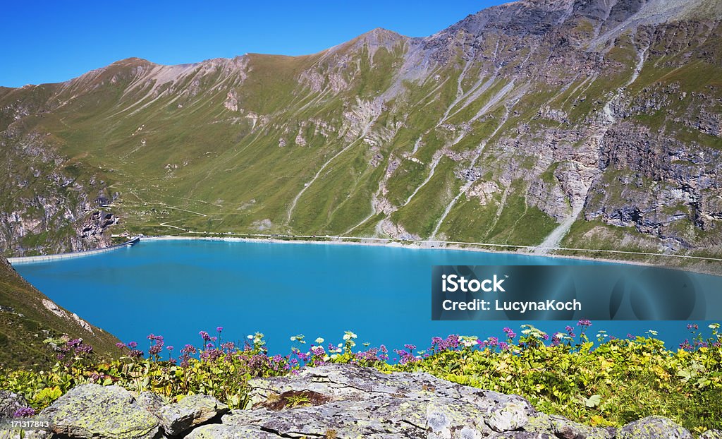 Barrage de Moiry - Lizenzfrei Alpen Stock-Foto