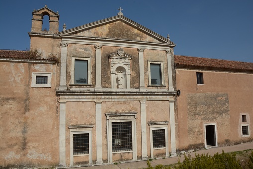 Italy : View of Padula Charterhouse,September 30 ,2023.