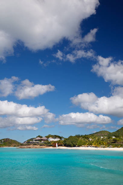 istock Caribbean Beach With Hotel Resort 171318486