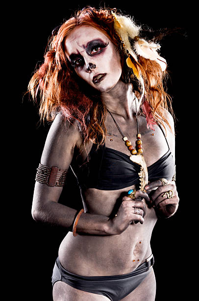 istock Angled view of primative shamanic necromancer 171318686