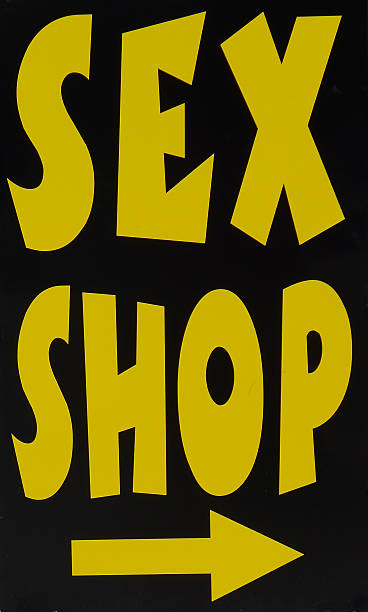 Sex Shop Sign stock photo