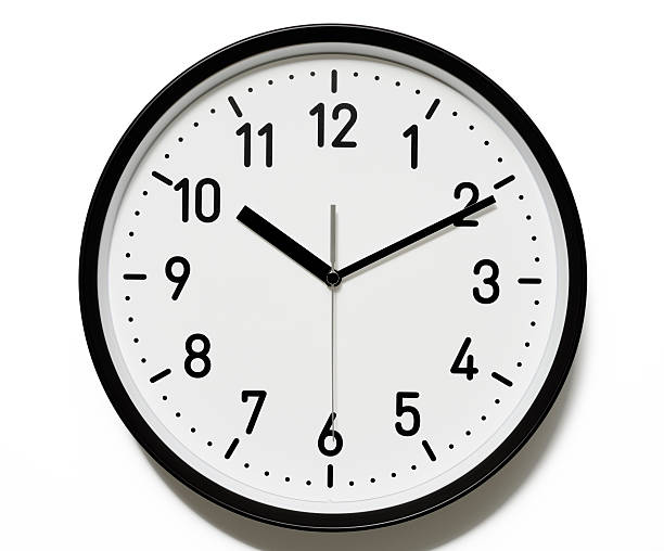 istock Isolated shot of 10 O'Clock clock face on white background 171319663