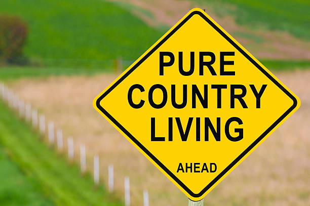 istock Pure Country Living Ahead Sign 171320069
