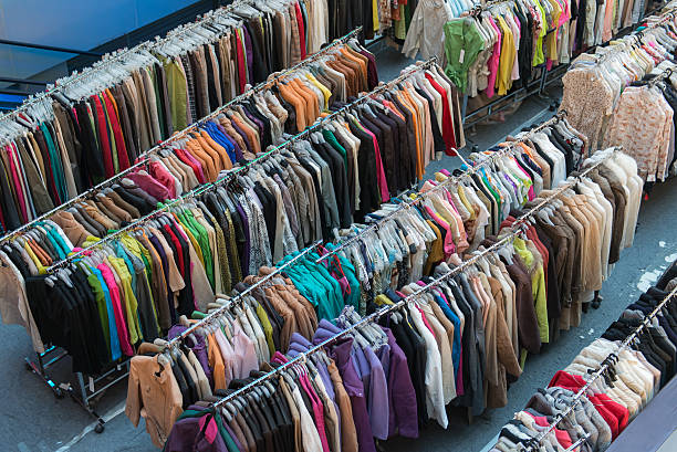 clothing store stock photo