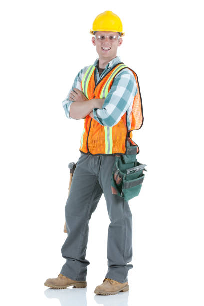 istock Manual worker standing with arms crossed 171320788