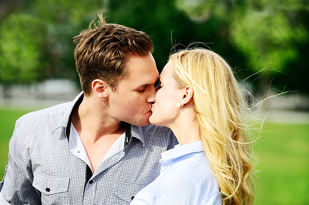 istock Couple kissing, in love 171321840