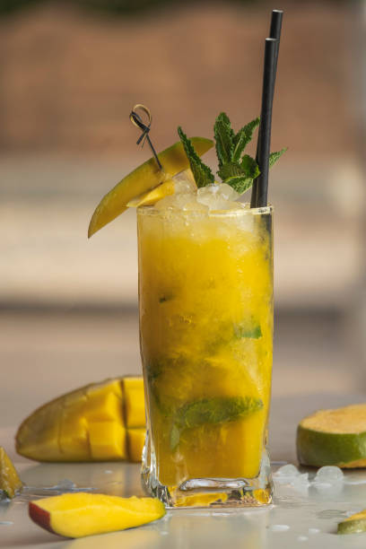 istock Watermelon and Mango Mojito decorated with fruits 1713224467