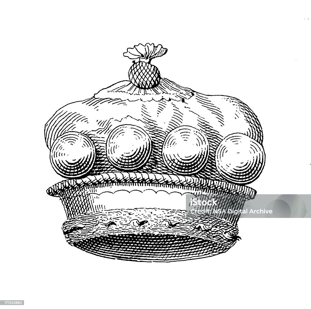 Barone Crown/Historic simboli della monarchia e valore - Illustrazione stock royalty-free di Autorità