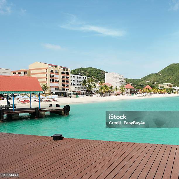 Carribean Beach Stock Photo - Download Image Now - Sint Maarten, Beach, Blue