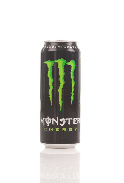 Monster energy drink "Belgrade, Serbia, July 1st, 2012: Monster energy drink isolated on a white background" monster energy stock pictures, royalty-free photos & images