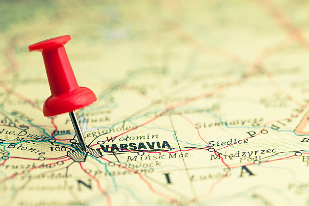 istock Thumbtack on Warsaw City 171324641
