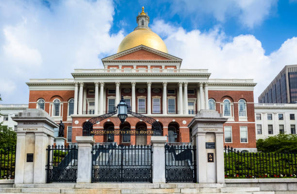 istock Massachusetts State House Bulfinch Entrance 171324707