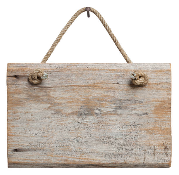 istock Old weathered wood signboard. 171324742