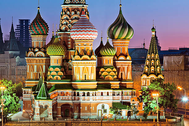 istock View of St. Basil's Cathedral at night 171324861