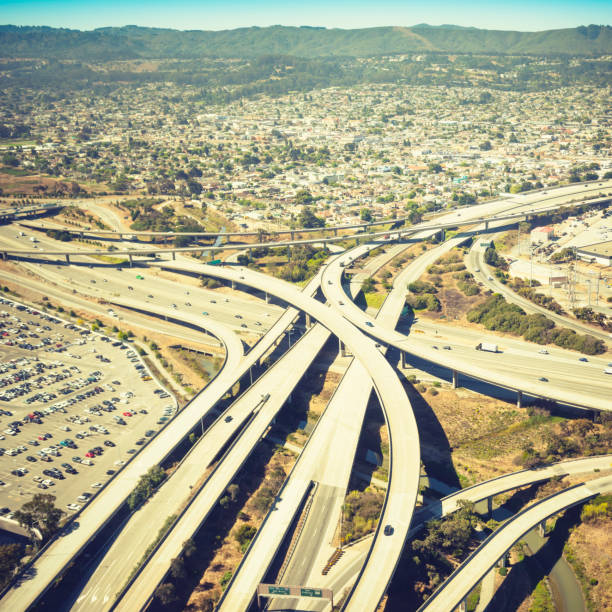istock Highway Overpass intersection on San Francisco city 171325269