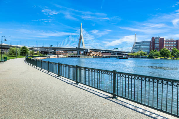 istock Boston's NorthPoint Park and Zakim Bridge 171325496