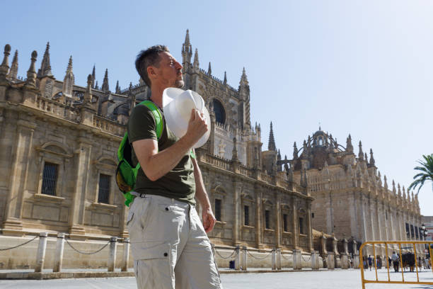 Turist - heat wave in Spain