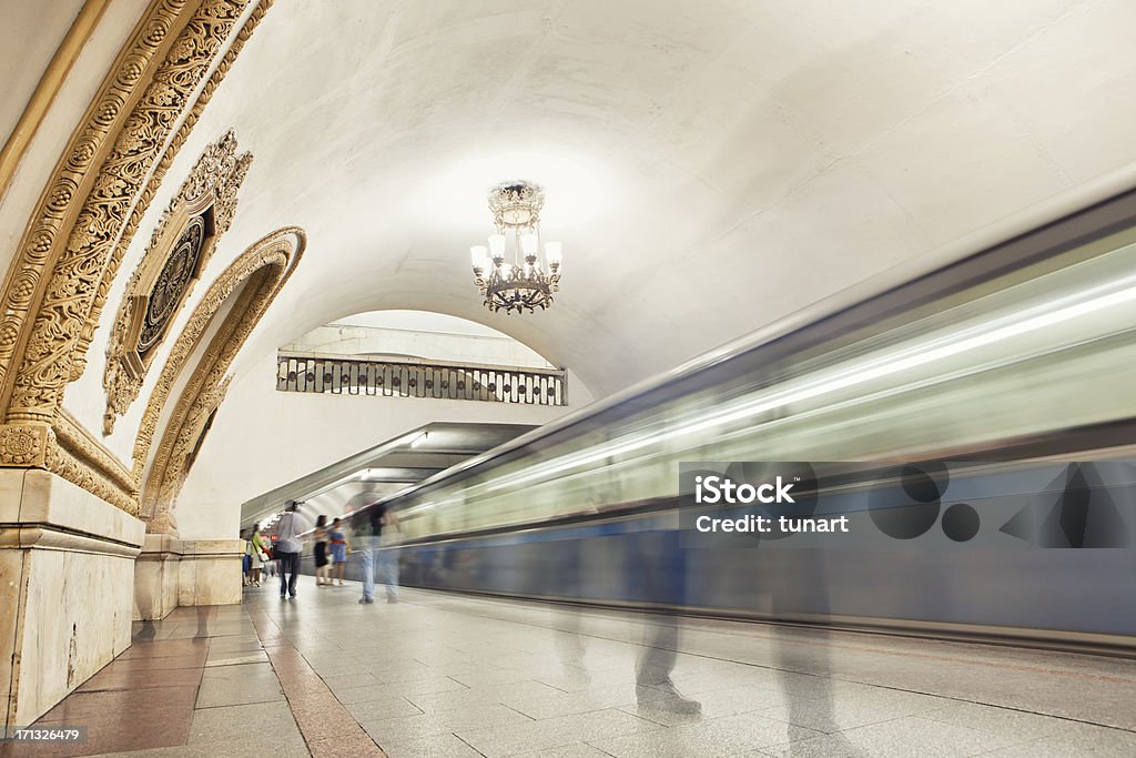 Московский метро - Стоковые фото Метро роялти-фри