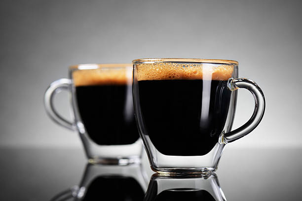 Two cups of espresso