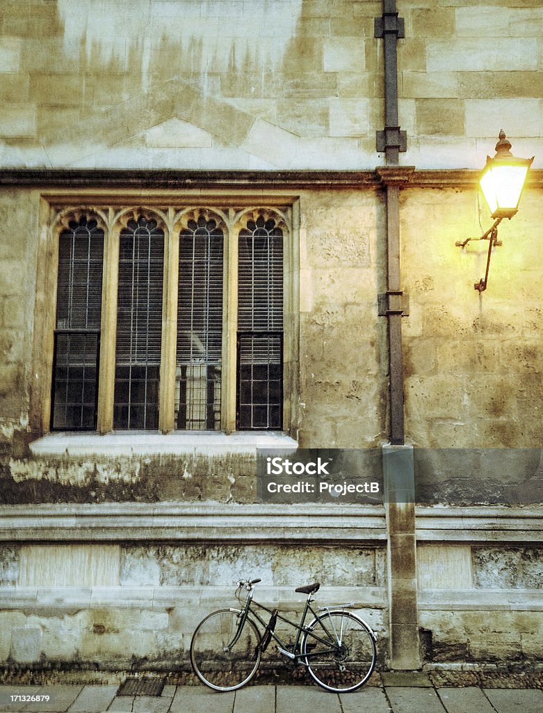 Bicycle in Oxford Bicycle in Oxford. Alley Stock Photo