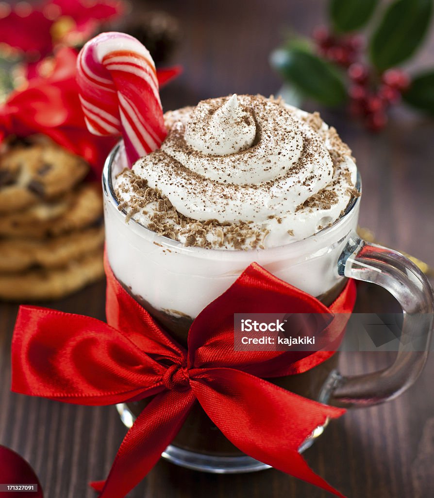 Navidad Chocolate caliente - Foto de stock de Acebo libre de derechos