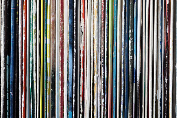istock Collection of old vinyl records 171327190