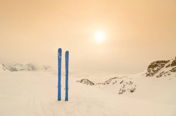 istock Winter High Mountain Landscape with ski 171327296