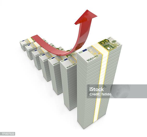 Gráfico De Dinero Foto de stock y más banco de imágenes de Recortable - Recortable, Vista elevada, Apilar